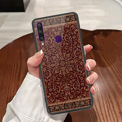 Huawei Y6p Cover - ONation Persian Rugs Series - HQ Ultra Shine Premium Infinity Glass Soft Silicon Borders Case