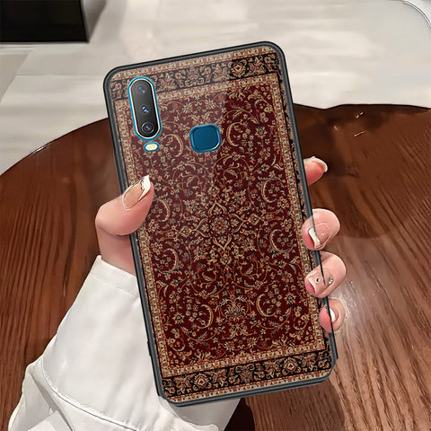 Vivo Y15 Cover - ONation Persian Rugs Series - HQ Ultra Shine Premium Infinity Glass Soft Silicon Borders Case