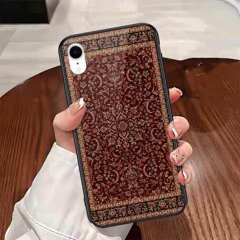iPhone XR - ONation Persian Rugs Series - HQ Ultra Shine Premium Infinity Glass Soft Silicon Borders Case