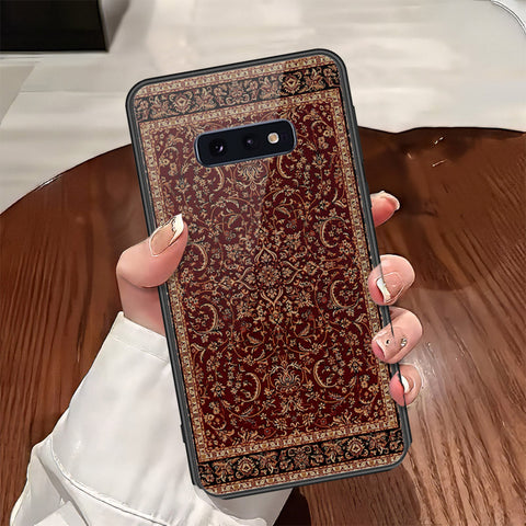 Samsung Galaxy S10e Cover - ONation Persian Rugs Series - HQ Ultra Shine Premium Infinity Glass Soft Silicon Borders Case