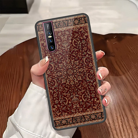 Vivo V15 Pro Cover - ONation Persian Rugs Series - HQ Ultra Shine Premium Infinity Glass Soft Silicon Borders Case