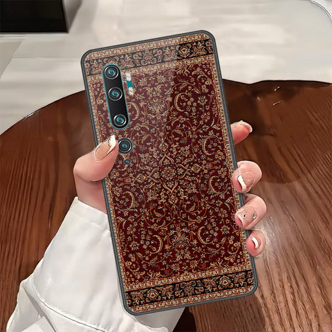 Xiaomi Mi CC9 Pro Cover - ONation Persian Rugs Series - HQ Ultra Shine Premium Infinity Glass Soft Silicon Borders Case