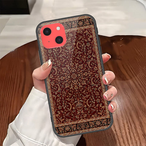 iPhone 13 Mini Cover - ONation Persian Rugs Series - HQ Ultra Shine Premium Infinity Glass Soft Silicon Borders Case