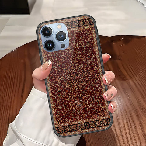 iPhone 13 Pro Max Cover - ONation Persian Rugs Series - HQ Ultra Shine Premium Infinity Glass Soft Silicon Borders Case