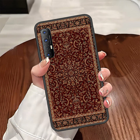 Oppo Reno 3 Pro Cover - ONation Persian Rugs Series - HQ Ultra Shine Premium Infinity Glass Soft Silicon Borders Case