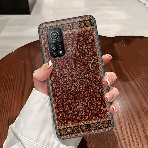 Xiaomi Mi 10T Cover - ONation Persian Rugs Series - HQ Ultra Shine Premium Infinity Glass Soft Silicon Borders Case
