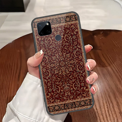 Realme C25Y Cover - ONation Persian Rugs Series - HQ Ultra Shine Premium Infinity Glass Soft Silicon Borders Case