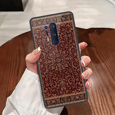 OnePlus 8 Pro Cover - ONation Persian Rugs Series - HQ Ultra Shine Premium Infinity Glass Soft Silicon Borders Case