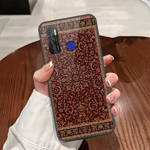 Infinix Hot 9 Pro Cover - ONation Persian Rugs Series - HQ Ultra Shine Premium Infinity Glass Soft Silicon Borders Case