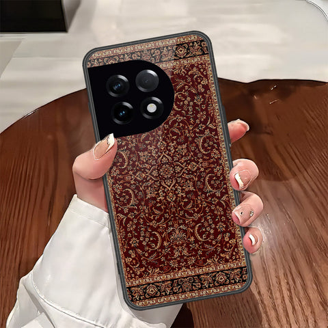 OnePlus 11 Cover - ONation Persian Rugs Series - HQ Ultra Shine Premium Infinity Glass Soft Silicon Borders Case