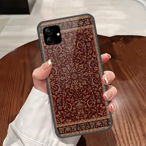 Samsung Galaxy F17 Cover - ONation Persian Rugs Series - HQ Ultra Shine Premium Infinity Glass Soft Silicon Borders Case