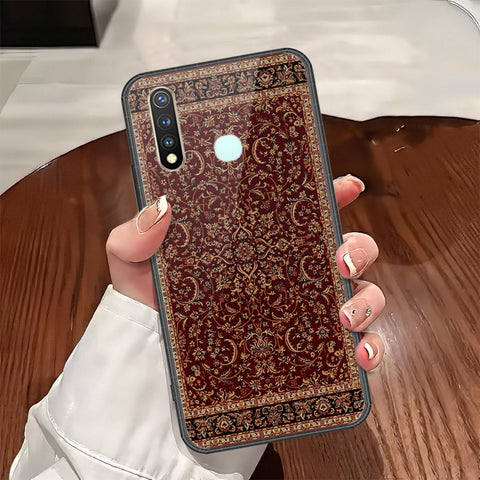 Vivo Y19 Cover - ONation Persian Rugs Series - HQ Ultra Shine Premium Infinity Glass Soft Silicon Borders Case