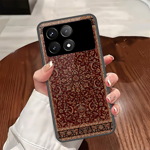 Xiaomi Poco X6 Pro Cover - ONation Persian Rugs Series - HQ Ultra Shine Premium Infinity Glass Soft Silicon Borders Case