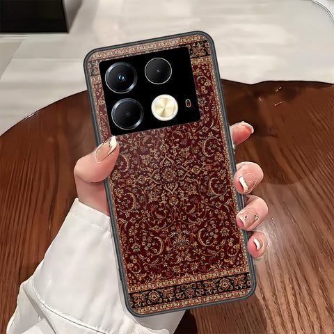 Infinix Note 40S Cover - Onation Persian Rugs Series - HQ Ultra Shine Premium Infinity Glass Soft Silicon Borders Case