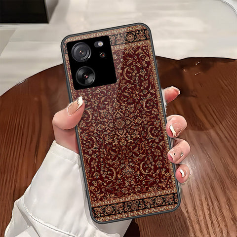 Xiaomi 13T Pro Cover - ONation Persian Rugs Series - HQ Ultra Shine Premium Infinity Glass Soft Silicon Borders Case