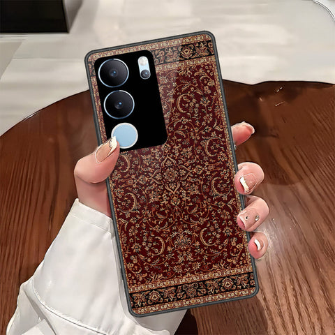 Vivo V29 Pro Cover - ONation Persian Rugs Series - HQ Ultra Shine Premium Infinity Glass Soft Silicon Borders Case