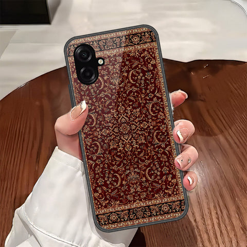 Samsung Galaxy F07 Cover - ONation Persian Rugs Series - HQ Ultra Shine Premium Infinity Glass Soft Silicon Borders Case