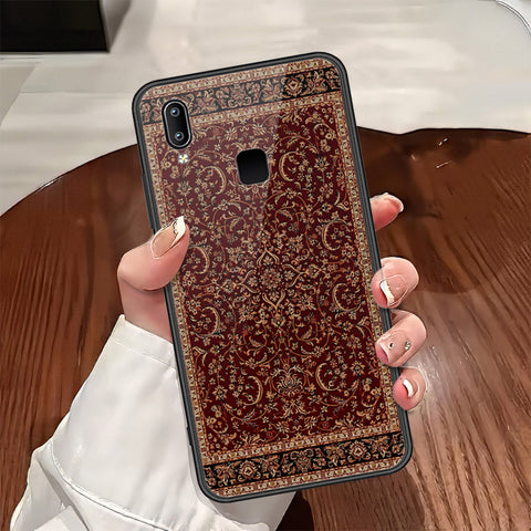 Vivo Y95 Cover - ONation Persian Rugs Series - HQ Ultra Shine Premium Infinity Glass Soft Silicon Borders Case