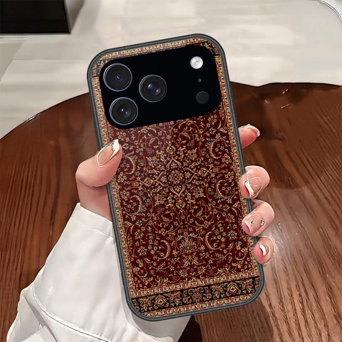 iPhone 17 Pro Max - ONation Persian Rugs Series - HQ Ultra Shine Premium Infinity Glass Soft Silicon Borders Case