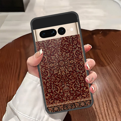 Google Pixel 7 Pro Cover - ONation Persian Rugs Series - HQ Ultra Shine Premium Infinity Glass Soft Silicon Borders Case