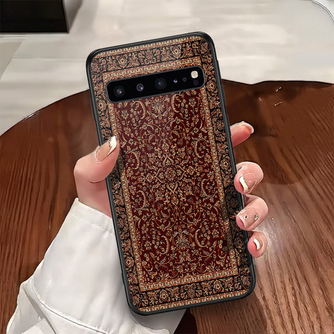 Samsung Galaxy S10 5G Cover - ONation Persian Rugs Series - HQ Ultra Shine Premium Infinity Glass Soft Silicon Borders Case