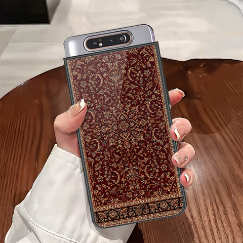 Samsung Galaxy A80 Cover - ONation Persian Rugs Series - HQ Ultra Shine Premium Infinity Glass Soft Silicon Borders Case