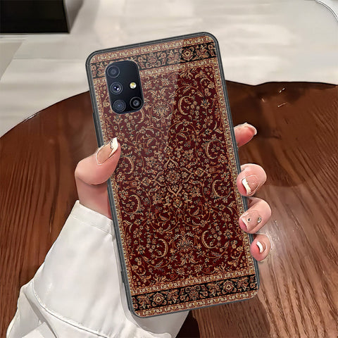 Samsung Galaxy M51 Cover - ONation Persian Rugs Series - HQ Ultra Shine Premium Infinity Glass Soft Silicon Borders Case