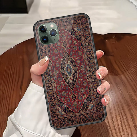 iPhone 11 Pro - ONation Persian Rugs Series - HQ Ultra Shine Premium Infinity Glass Soft Silicon Borders Case