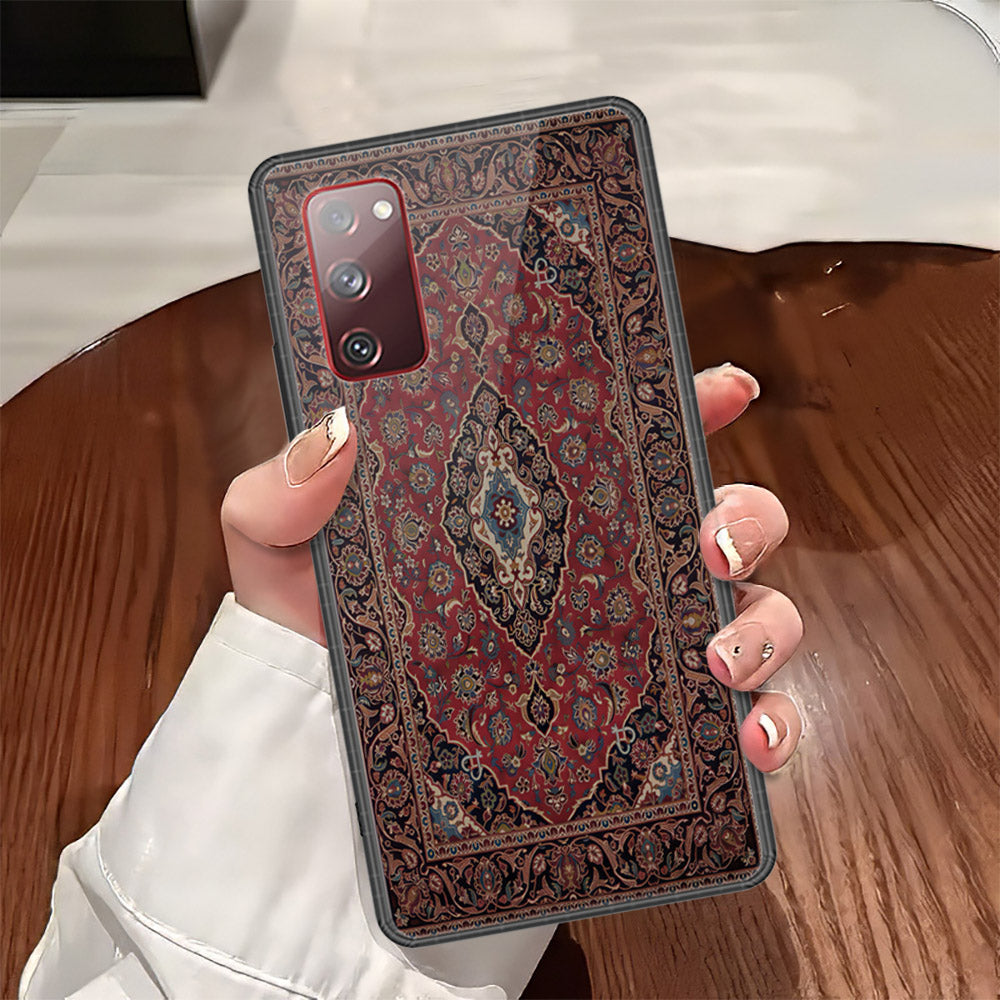 Samsung Galaxy S20 FE Cover - ONation Persian Rugs Series - HQ Ultra Shine Premium Infinity Glass Soft Silicon Borders Case (Fast Delivery)