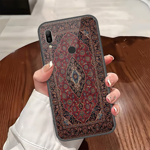Huawei Y6s 2019 Cover - ONation Persian Rugs Series - HQ Ultra Shine Premium Infinity Glass Soft Silicon Borders Case