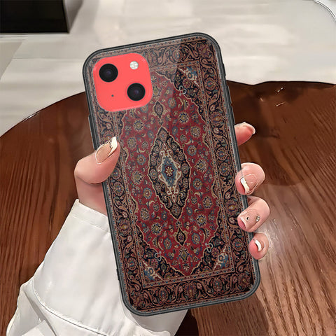 iPhone 13 Mini Cover - ONation Persian Rugs Series - HQ Ultra Shine Premium Infinity Glass Soft Silicon Borders Case