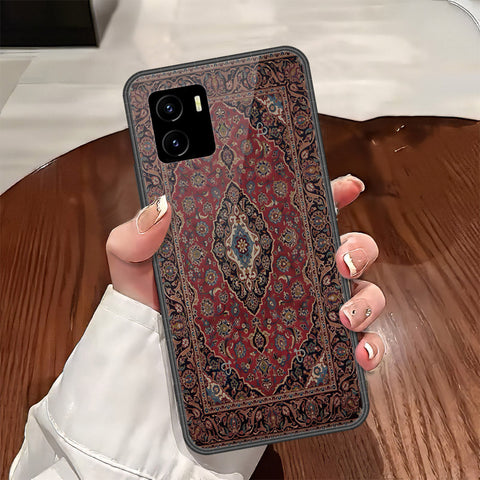 Vivo Y15a Cover - ONation Persian Rugs Series - HQ Ultra Shine Premium Infinity Glass Soft Silicon Borders Case