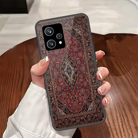 Realme 9 Pro Plus  Cover - ONation Persian Rugs Series - HQ Ultra Shine Premium Infinity Glass Soft Silicon Borders Case