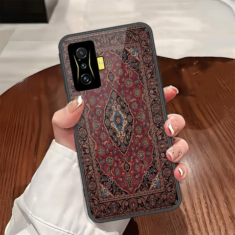 Xiaomi Redmi K50 Gaming Cover - ONation Persian Rugs Series - HQ Ultra Shine Premium Infinity Glass Soft Silicon Borders Case
