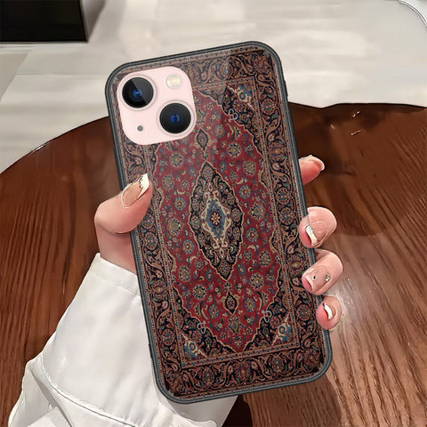 iPhone 14 - ONation Persian Rugs Series - HQ Ultra Shine Premium Infinity Glass Soft Silicon Borders Case