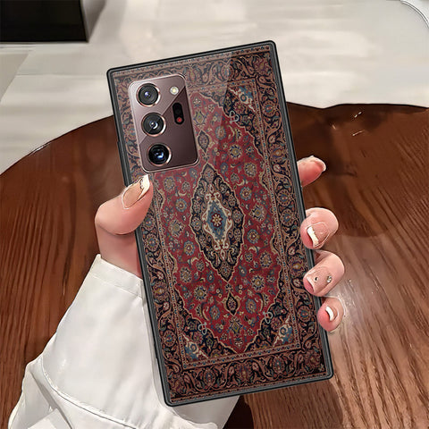 Samsung Galaxy Note 20 Ultra Cover - ONation Persian Rugs Series - HQ Ultra Shine Premium Infinity Glass Soft Silicon Borders Case
