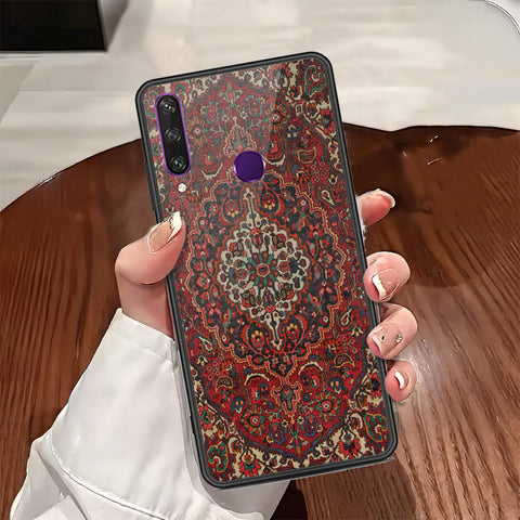 Huawei Y6p Cover - ONation Persian Rugs Series - HQ Ultra Shine Premium Infinity Glass Soft Silicon Borders Case