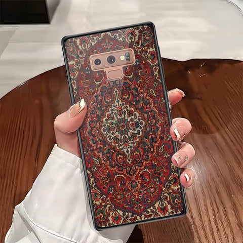 Samsung Galaxy Note 9 Cover - ONation Persian Rugs Series - HQ Ultra Shine Premium Infinity Glass Soft Silicon Borders Case