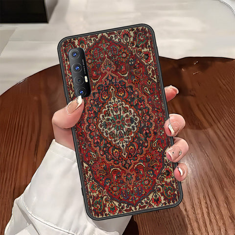 Oppo Reno 3 Pro Cover - ONation Persian Rugs Series - HQ Ultra Shine Premium Infinity Glass Soft Silicon Borders Case