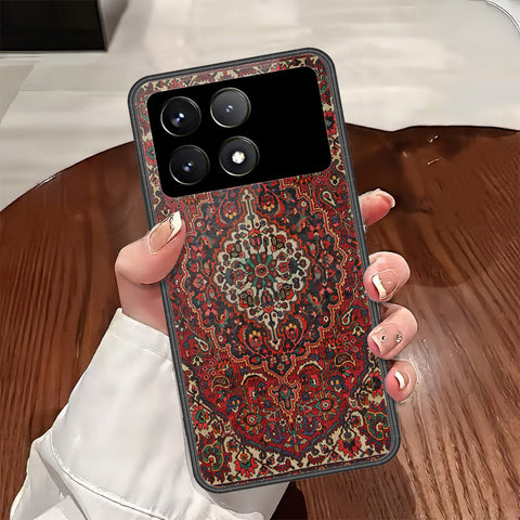 Xiaomi Poco X6 Pro Cover - ONation Persian Rugs Series - HQ Ultra Shine Premium Infinity Glass Soft Silicon Borders Case