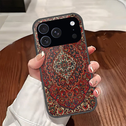 iPhone 17 Pro - ONation Persian Rugs Series - HQ Ultra Shine Premium Infinity Glass Soft Silicon Borders Case