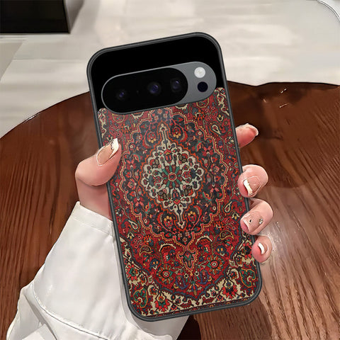Google Pixel 10 Pro Cover - ONation Persian Rugs Series - HQ Ultra Shine Premium Infinity Glass Soft Silicon Borders Case
