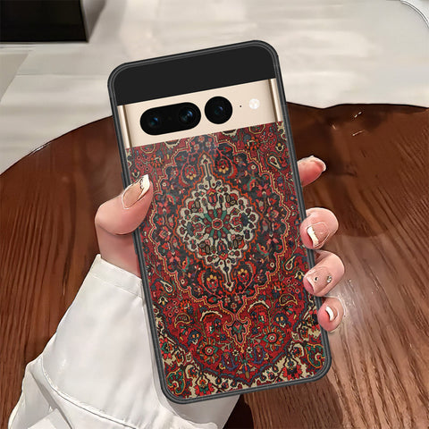 Google Pixel 7 Pro Cover - ONation Persian Rugs Series - HQ Ultra Shine Premium Infinity Glass Soft Silicon Borders Case
