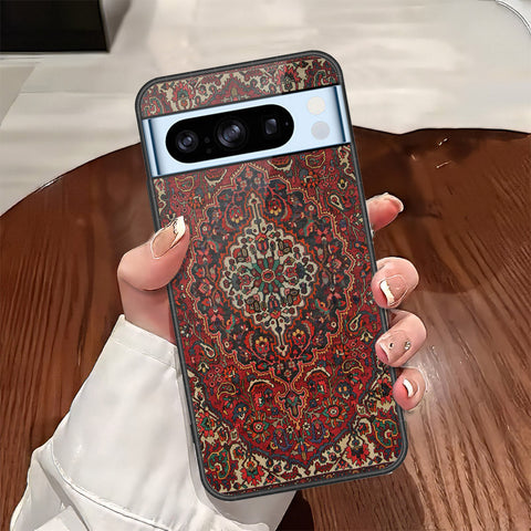 Google Pixel 8 Pro Cover - ONation Persian Rugs Series - HQ Ultra Shine Premium Infinity Glass Soft Silicon Borders Case