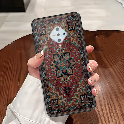 Vivo S1 Pro Cover - ONation Persian Rugs Series - HQ Ultra Shine Premium Infinity Glass Soft Silicon Borders Case