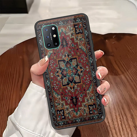 OnePlus 8T Cover - ONation Persian Rugs Series - HQ Ultra Shine Premium Infinity Glass Soft Silicon Borders Case