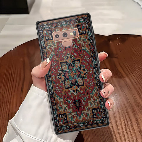 Samsung Galaxy Note 9 Cover - ONation Persian Rugs Series - HQ Ultra Shine Premium Infinity Glass Soft Silicon Borders Case