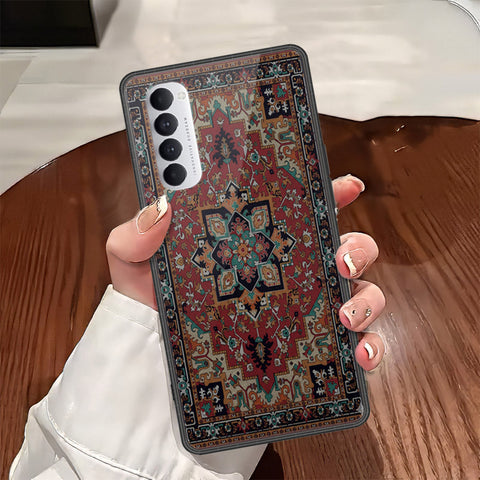 Oppo Reno 4 Pro Cover - ONation Persian Rugs Series - HQ Ultra Shine Premium Infinity Glass Soft Silicon Borders Case