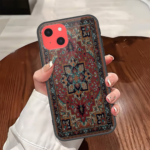 iPhone 13 Mini Cover - ONation Persian Rugs Series - HQ Ultra Shine Premium Infinity Glass Soft Silicon Borders Case