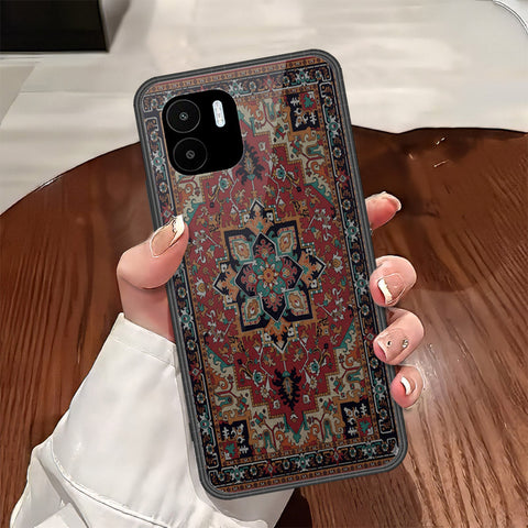 Xiaomi Redmi A1 Cover - ONation Persian Rugs Series - HQ Ultra Shine Premium Infinity Glass Soft Silicon Borders Case